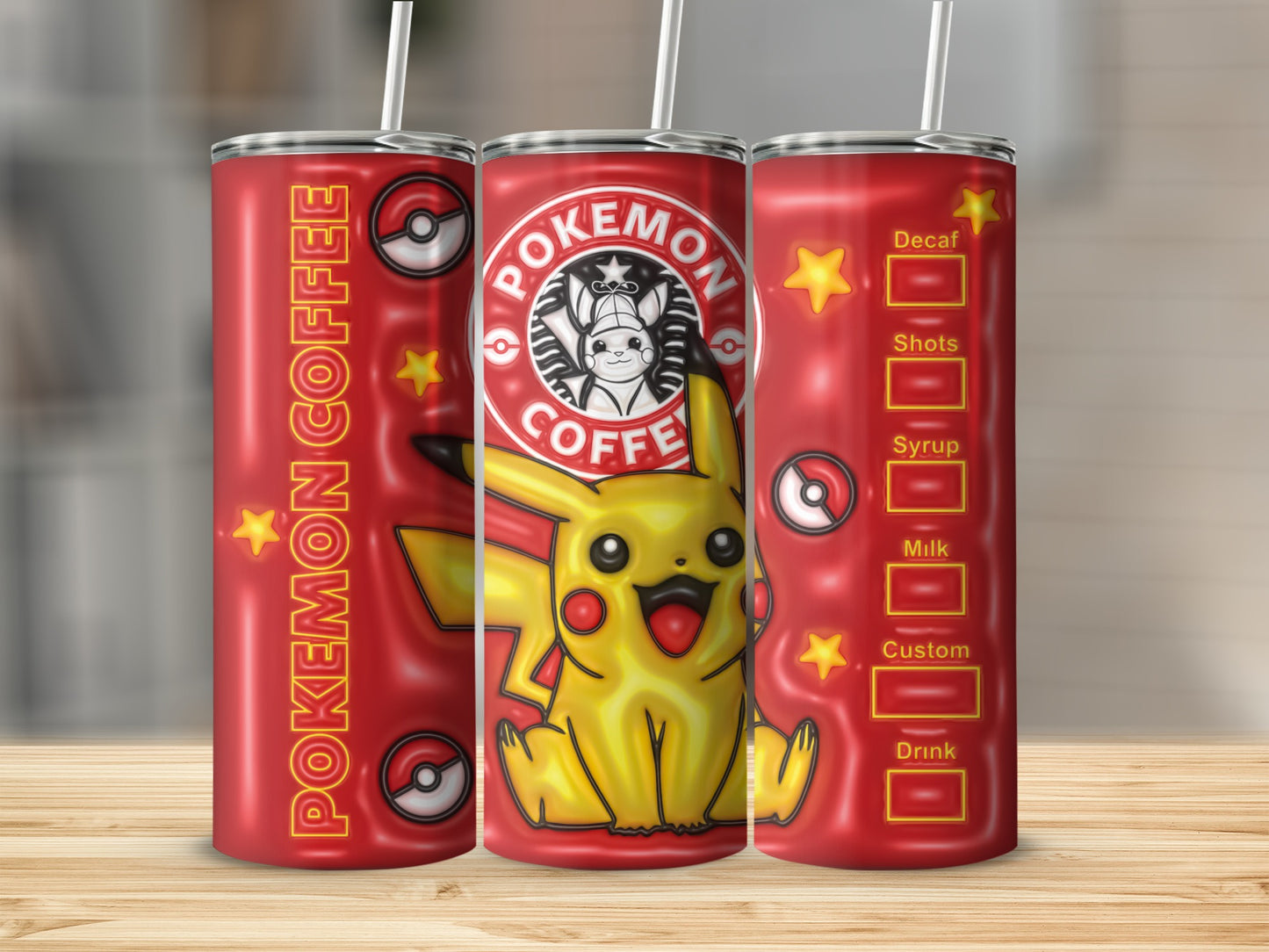 Pokemon Coffee Pikachu Decaf Shots Drink product type