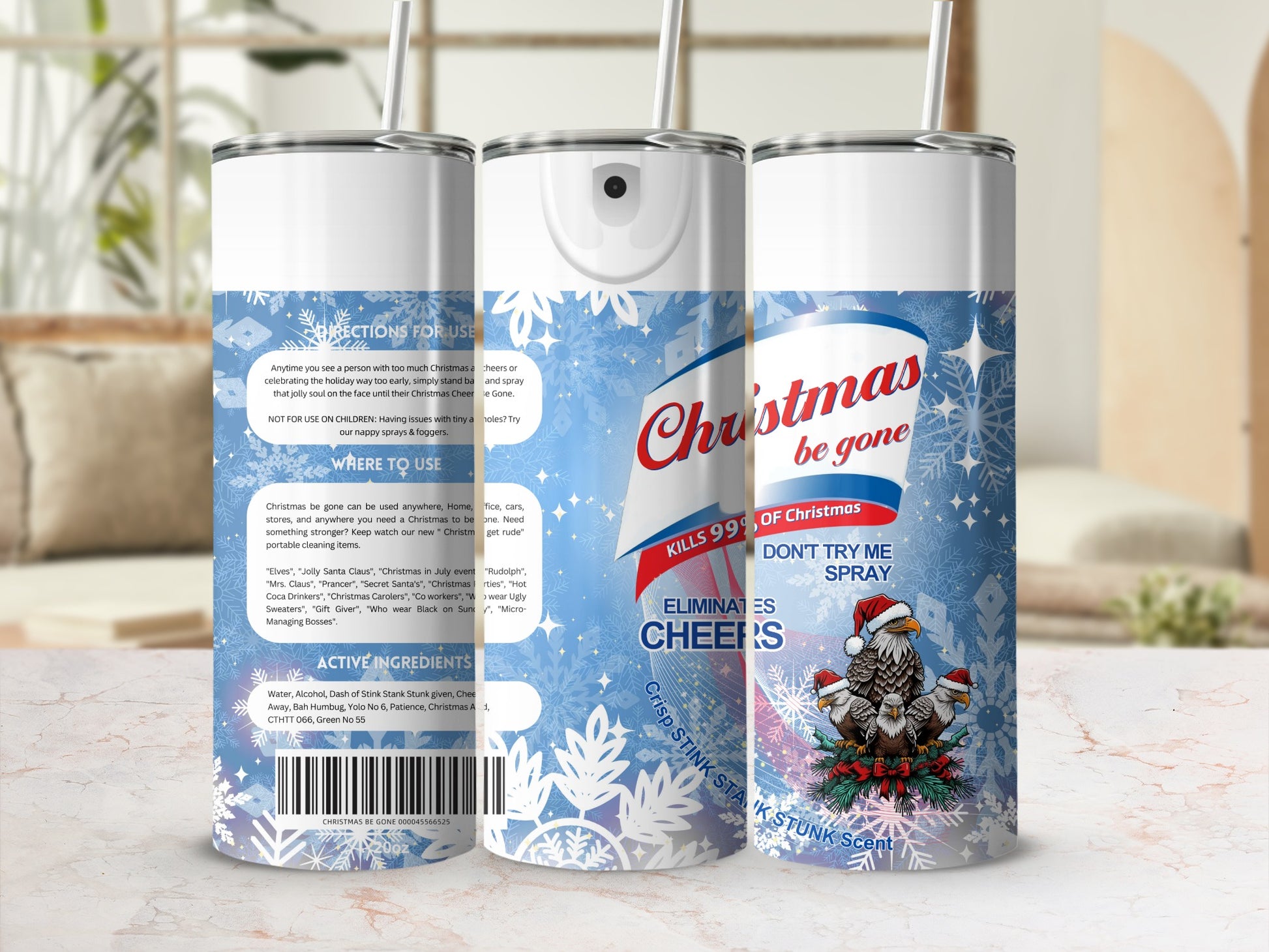 Christmas Be Gone Spray Eliminates Holiday Cheer
