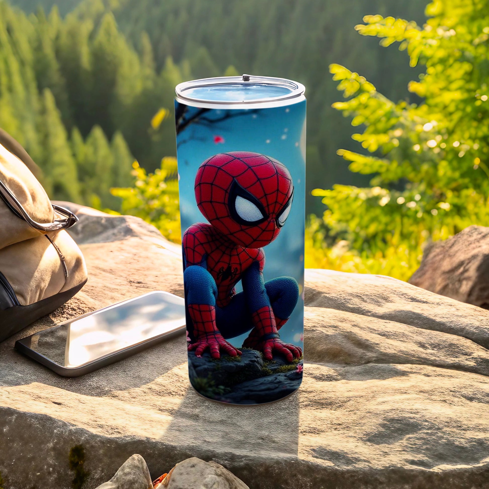 Spider-Man Themed Beverage Tumbler For Outdoor Adventures