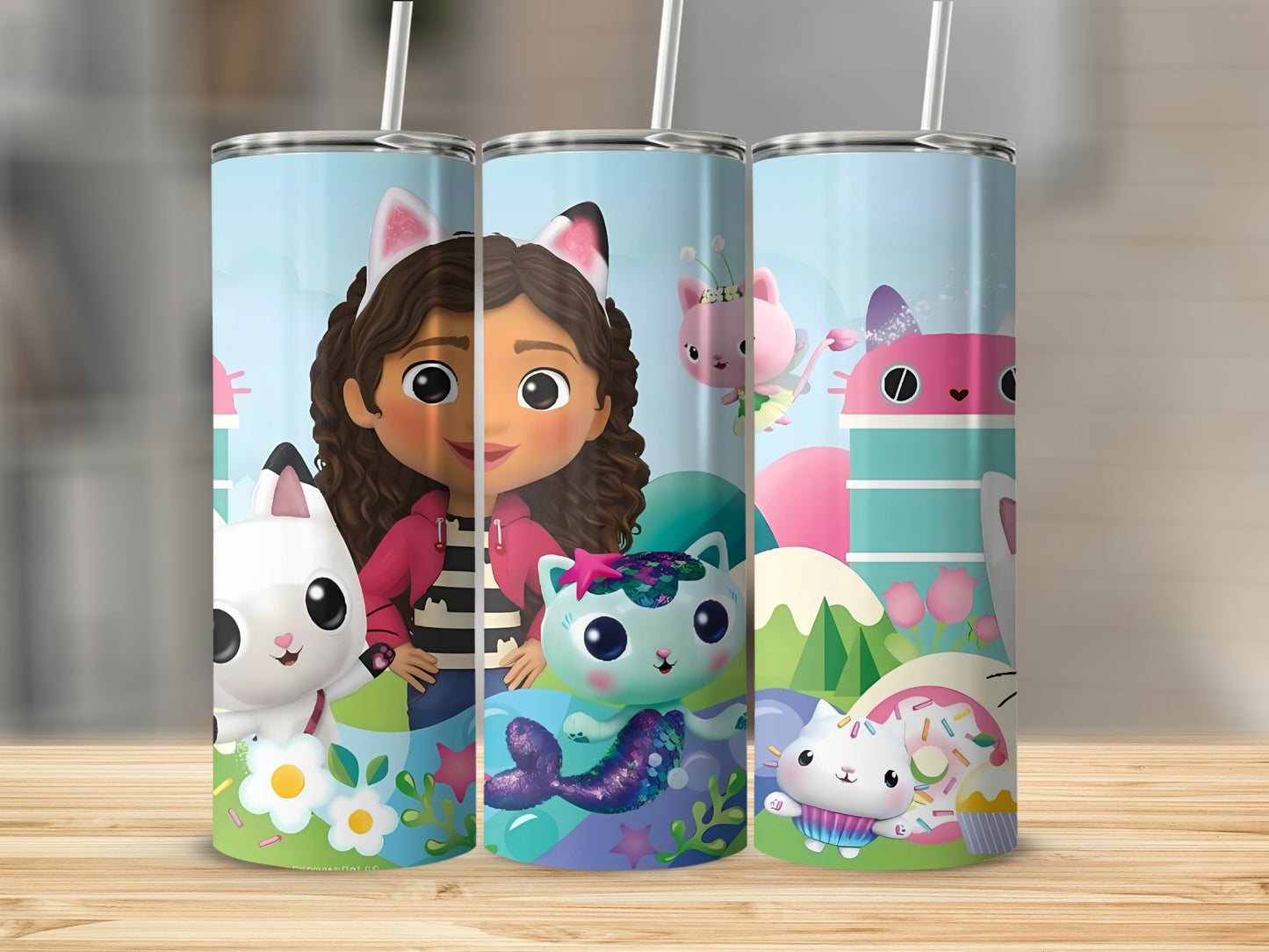 Colorful Cartoon Characters Insulated Tumbler Cup