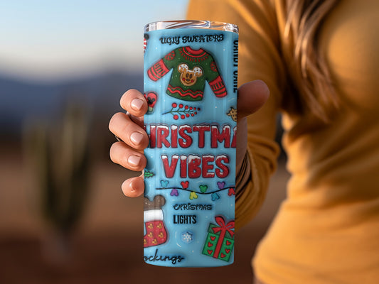 Festive Christmas Vibes Ugly Sweaters themed product