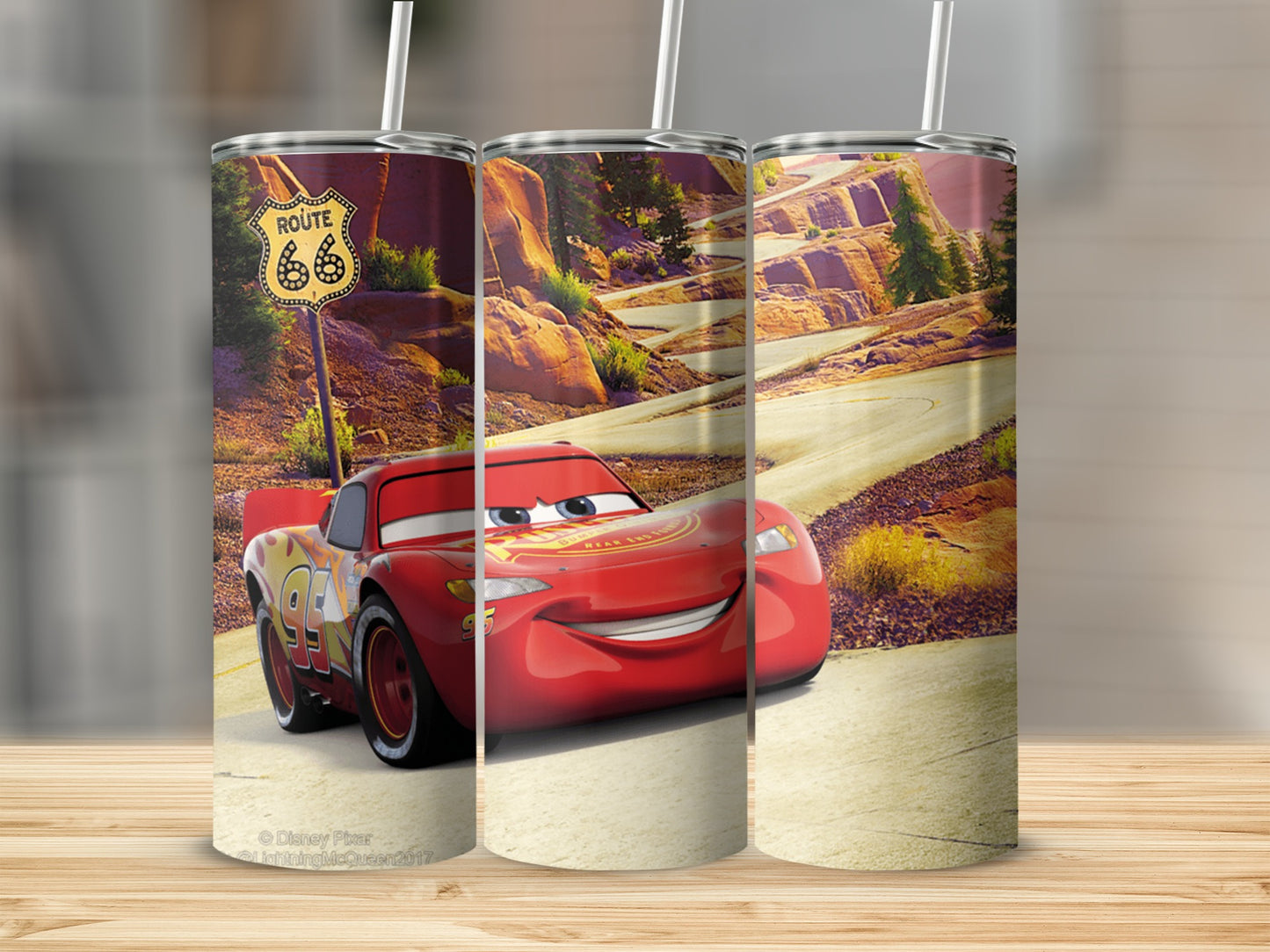 Lightning McQueen Route 66 Tumbler Cup
