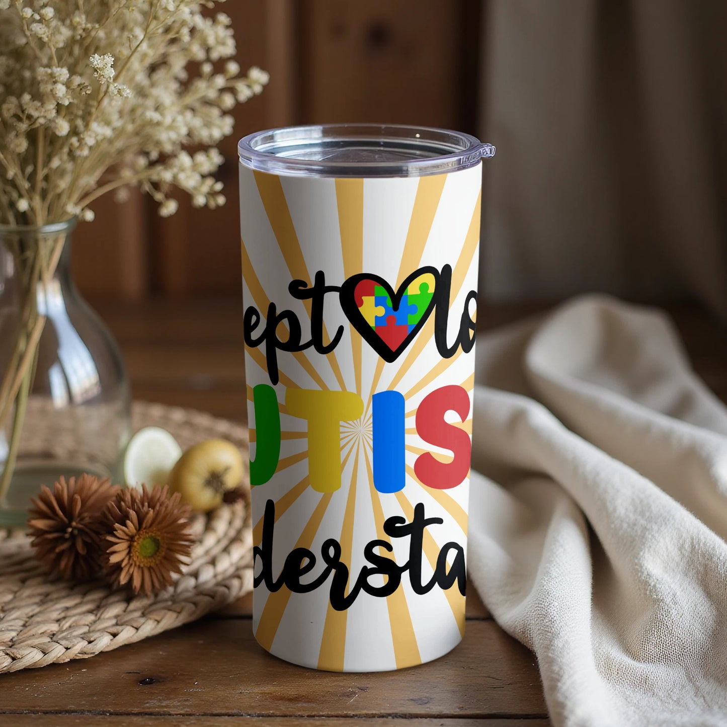 Accept Love Autism Understand Tumbler