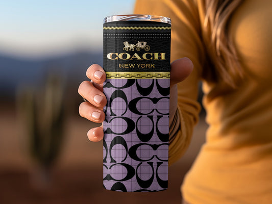 Coach New York Branded Decorative Tumbler Product