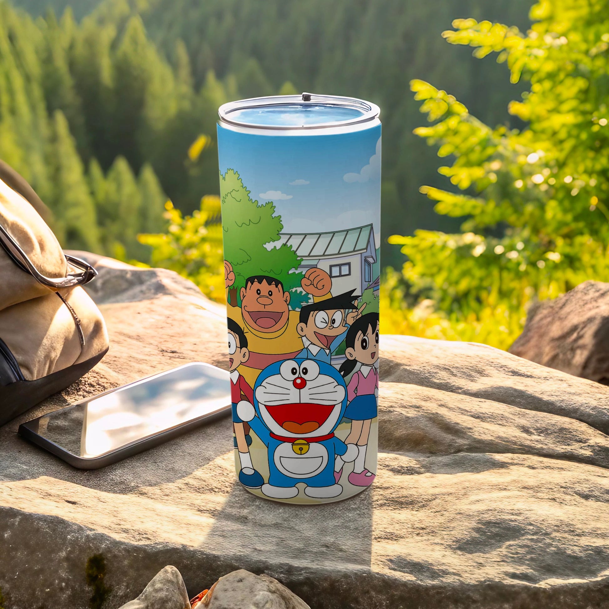 Cartoon Characters Travel Tumbler for Outdoor Adventures