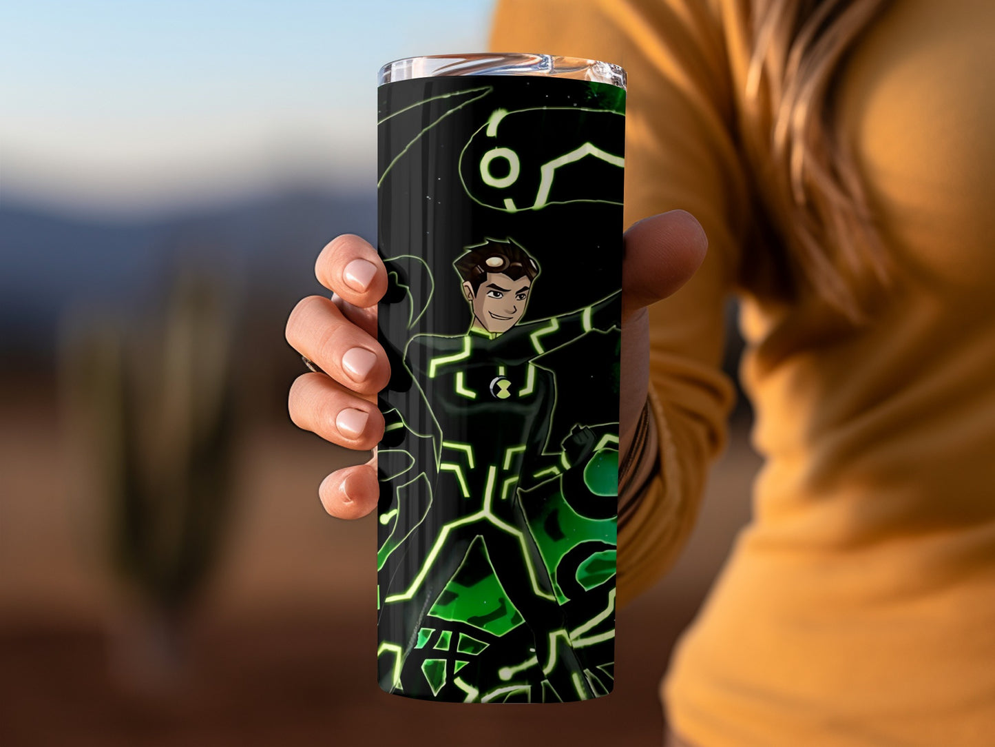 Ben 10 Ultimate Alien Transformation Artwork Design Tumblers