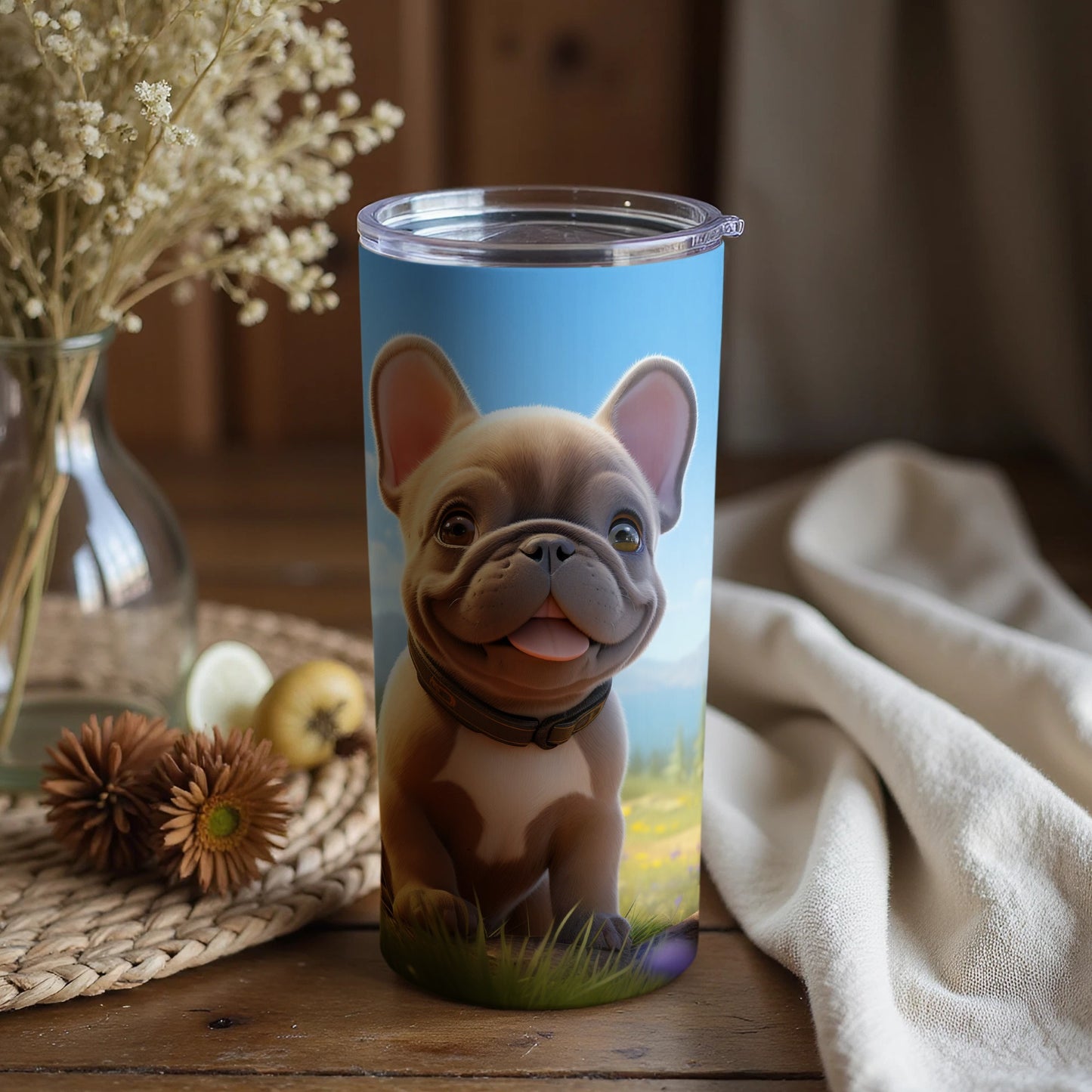 Cute French Bulldog Themed Tumbler for All Dog Lovers