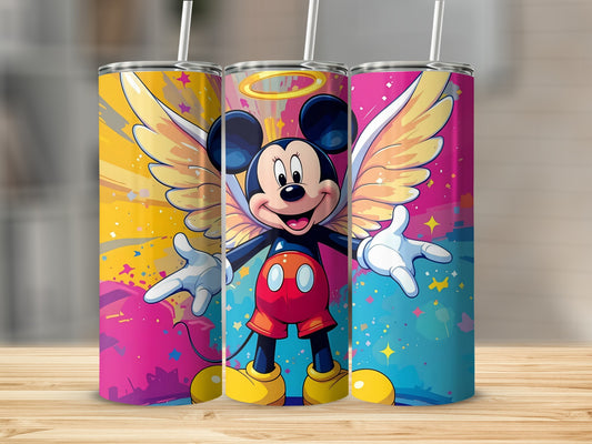 Angel Wing Character Design Colorful Tumbler Product