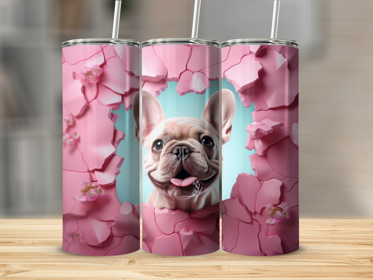 French Bulldog cracked pink design tumbler product type
French Bulldog
Dog
Puppy
Pet
Pink
Cracked design
Floral
Cute dog
Happy dog
Animal print
Tumbler
Skinny tumbler
Drinkware
Insulated tumbler
Pet lover gift
Dog owner gift
Spring design
Vibrant
Unique tumbler
Blue background