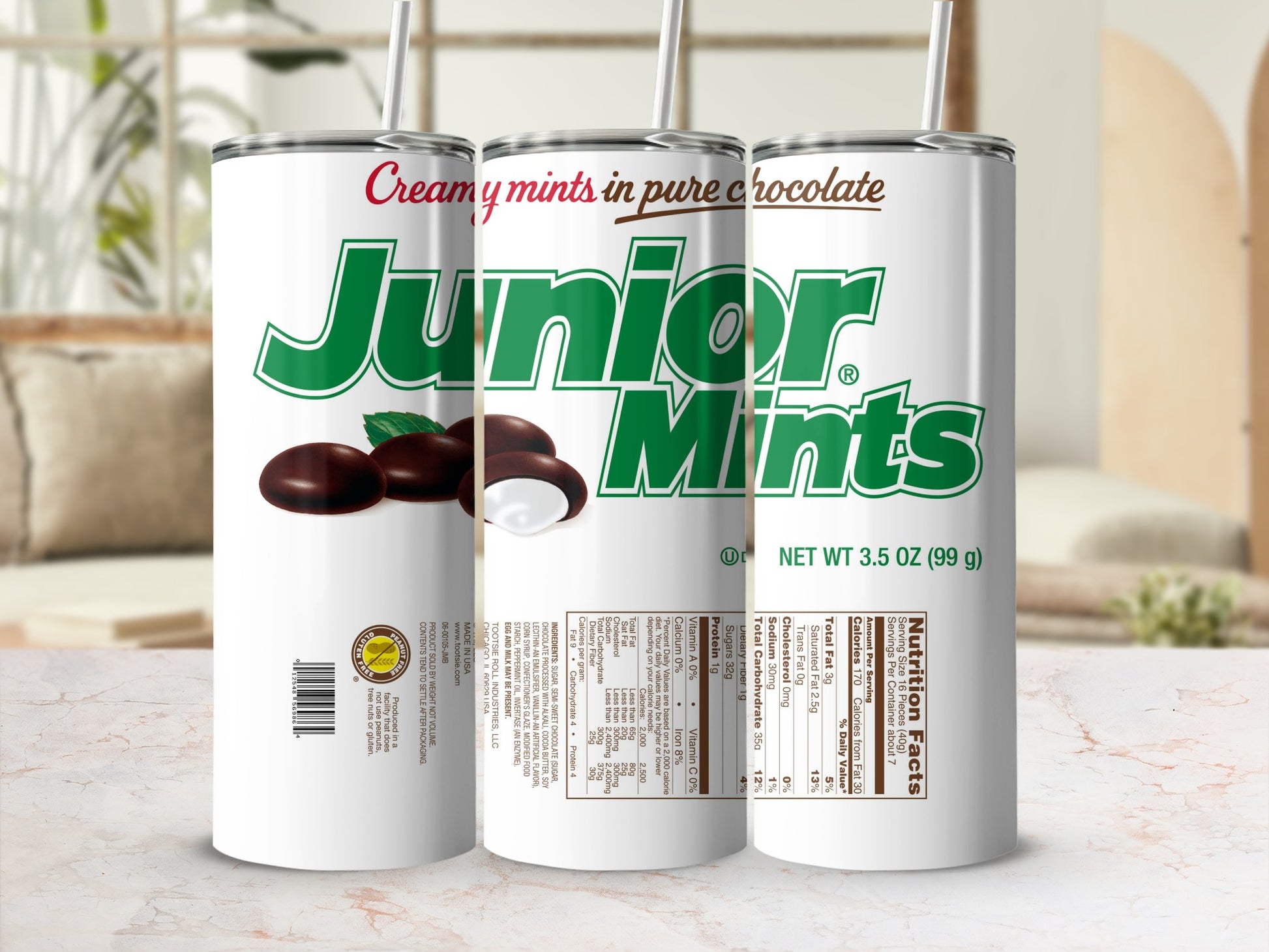 Junior Mints Creamy mints in pure chocolate product type