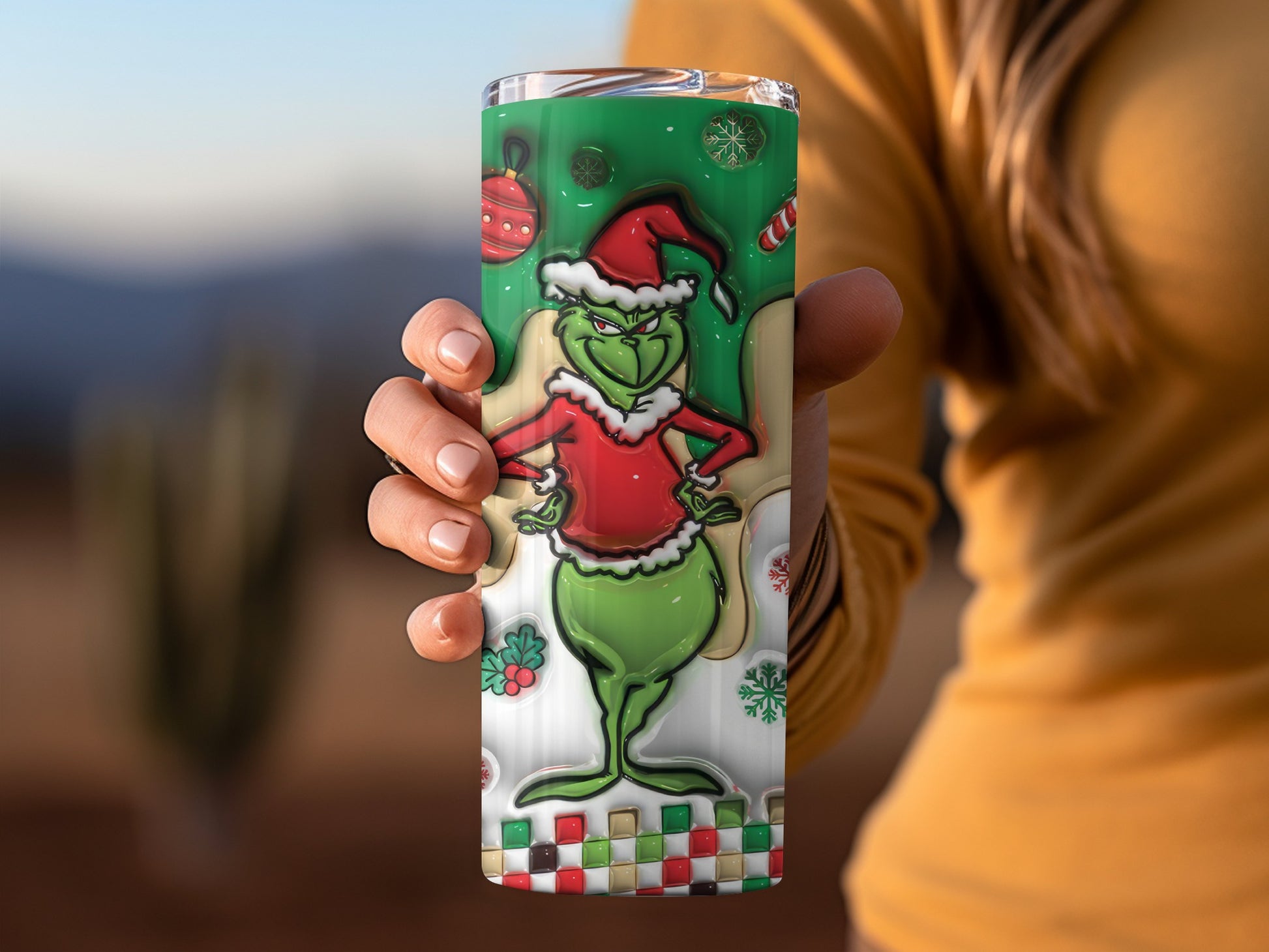 Grinch Christmas Tumbler for Holiday Cheer Product