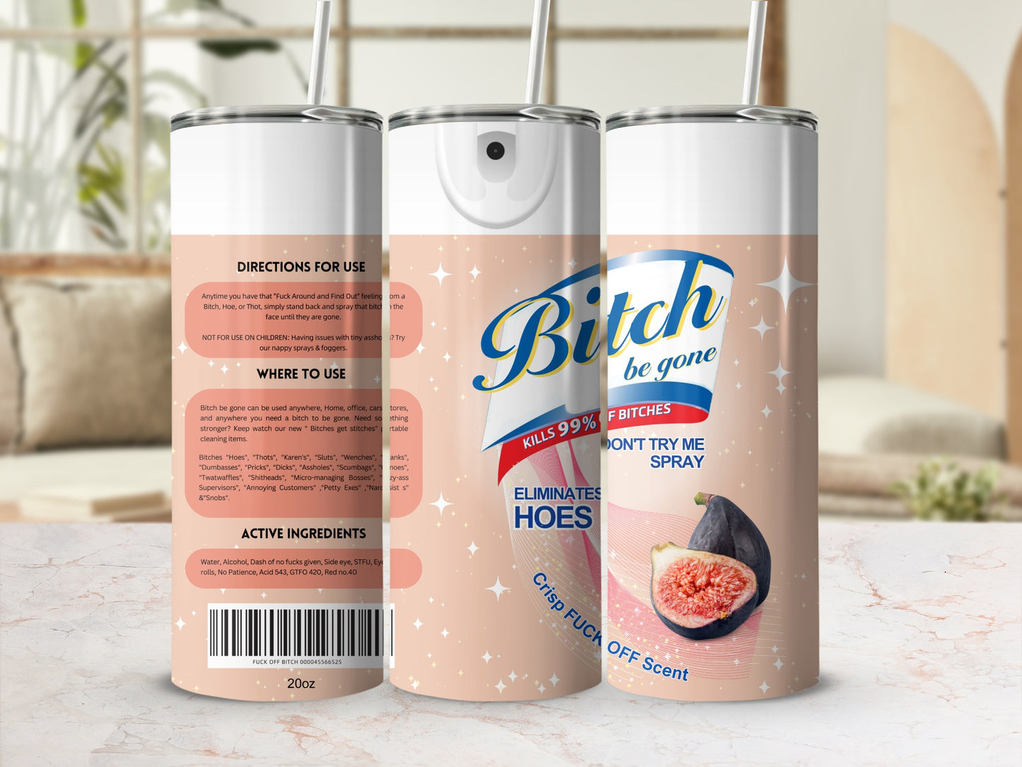 Bitch Be Gone Crisp Fuck Off Scent Eliminates Hoes Spray