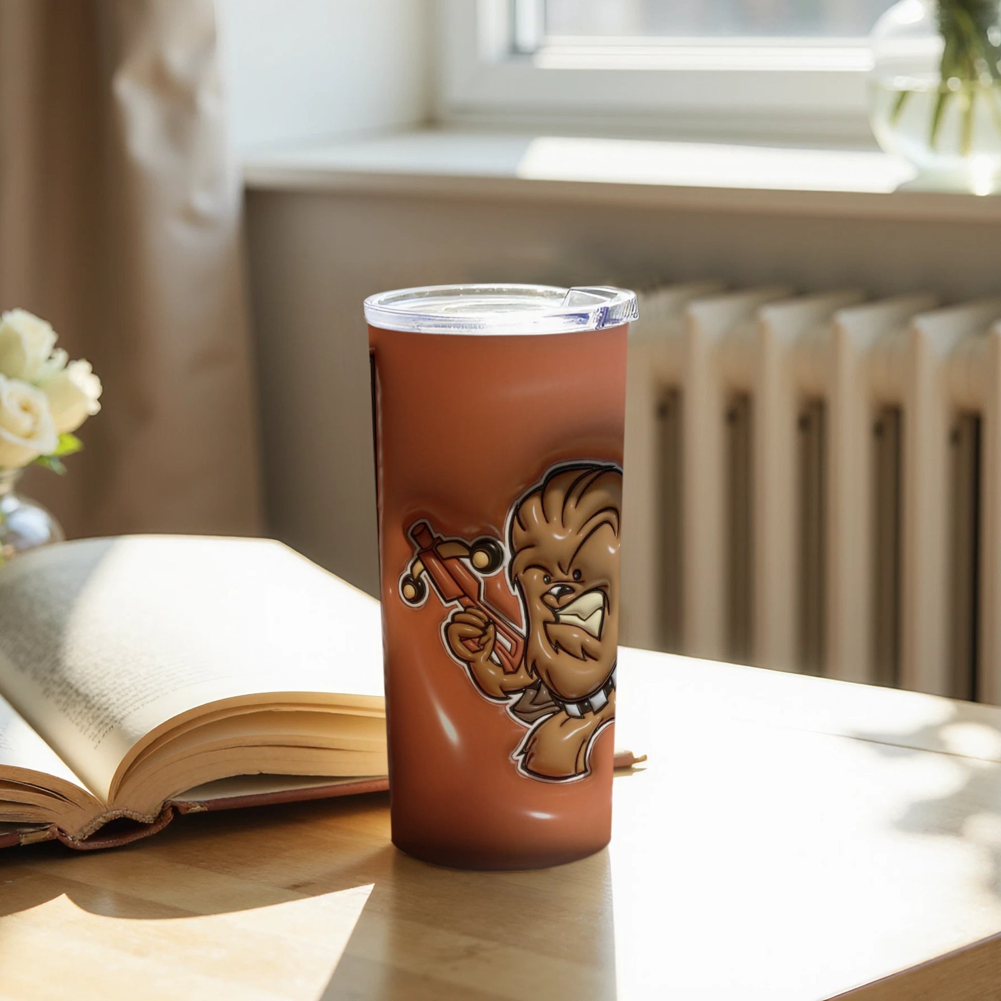 Chewbacca Tumbler Cup with Insulated Design