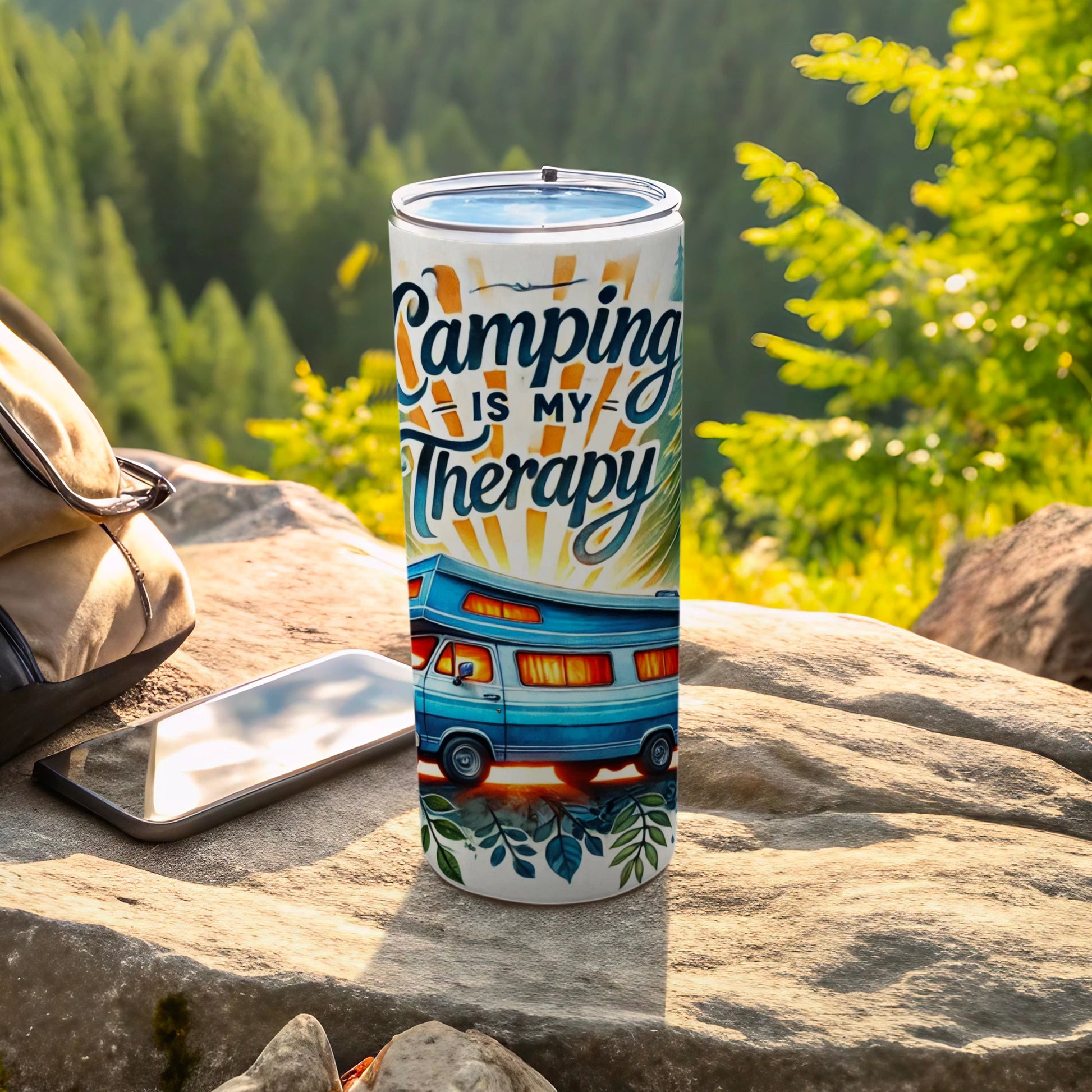 Camping IS MY Therapy Camper Van Tumbler product type