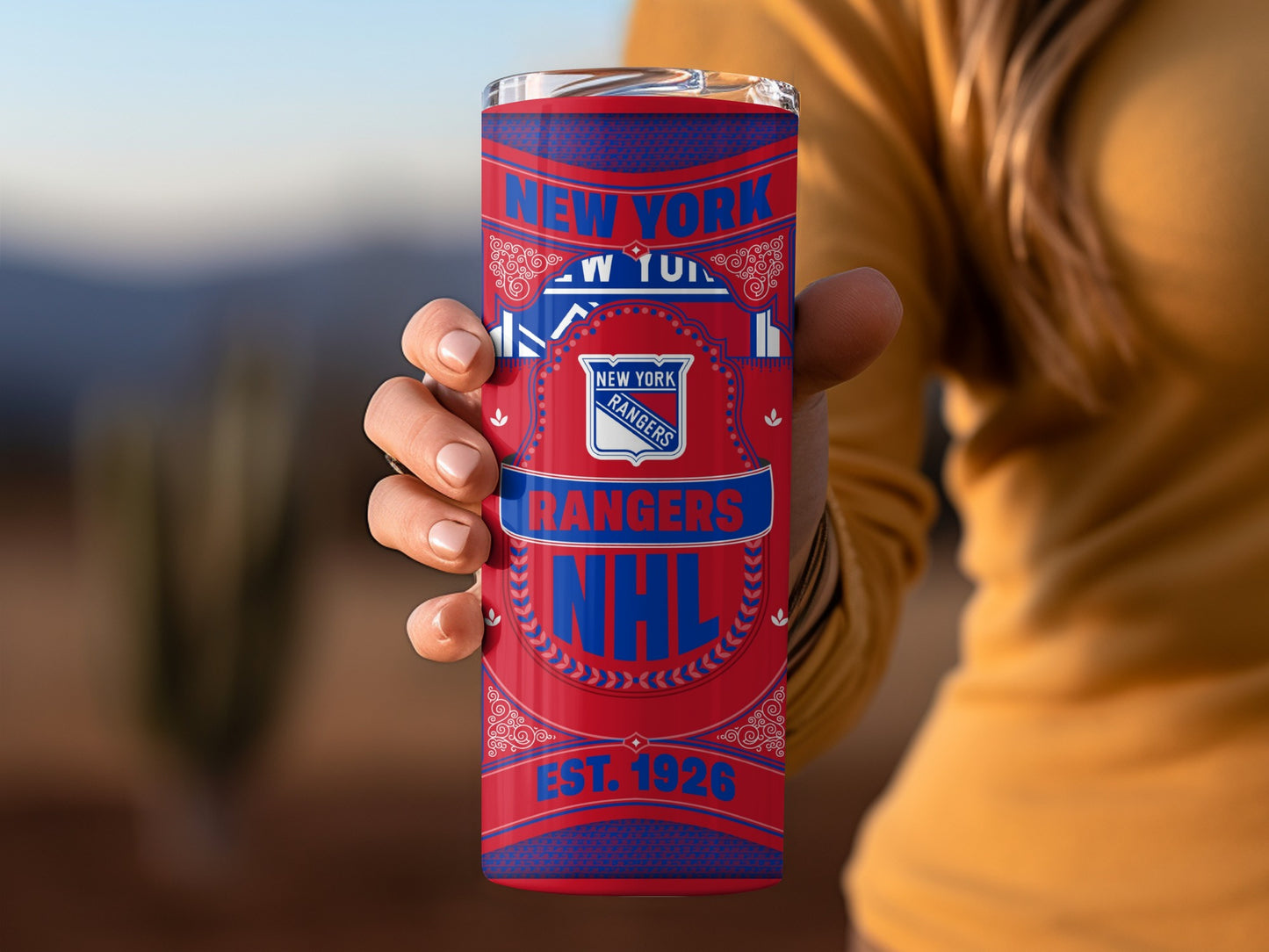 New York Rangers Vintage EST 1926 Design Tumbler
