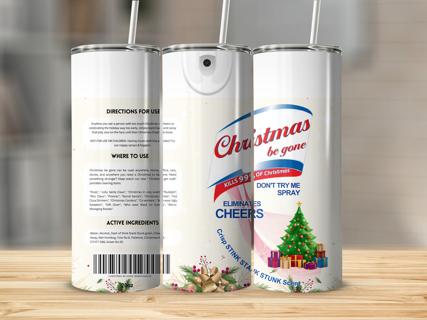 Christmas Be Gone Spray Eliminates Cheers 200oz Spray