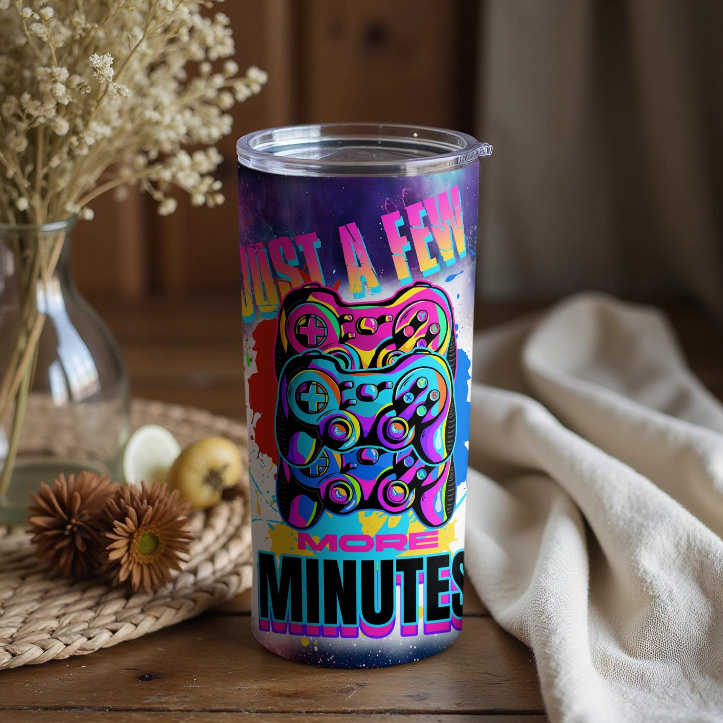 Just A Few More Minutes Game Controller Tumbler