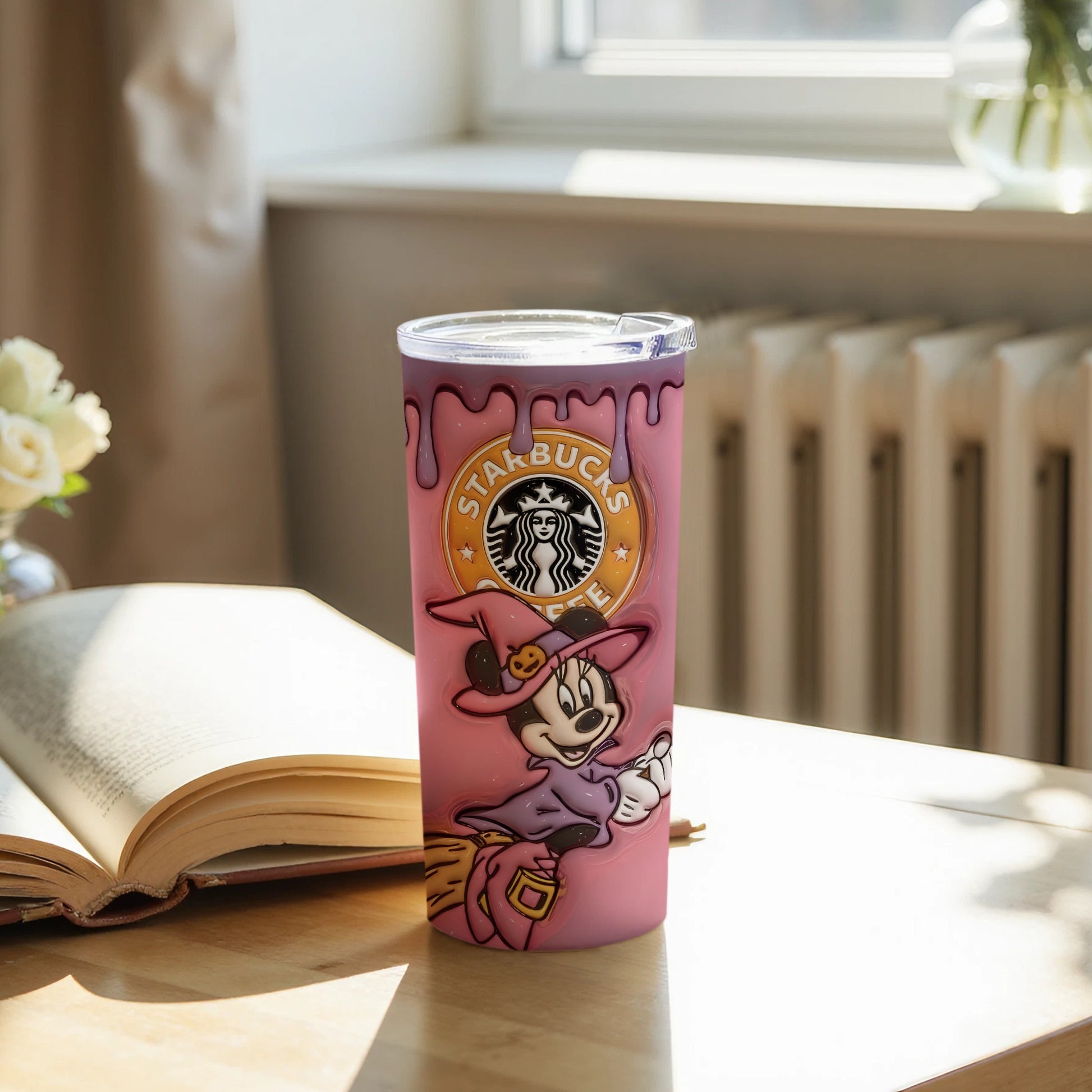 Cute Witch Themed Starbucks Tumbler for Halloween Fun
