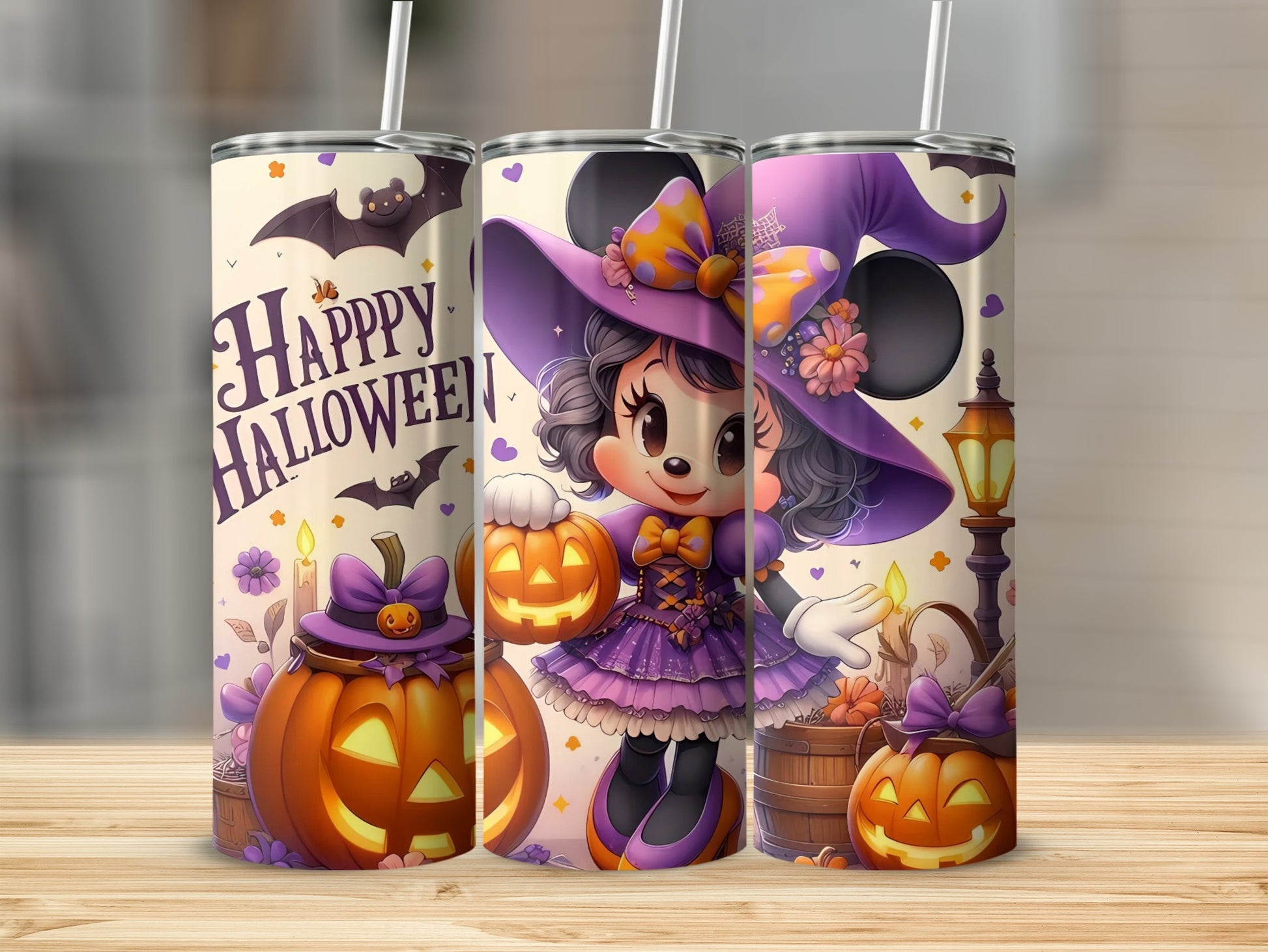 Cute Halloween Witch Design for Tumblers 20 oz