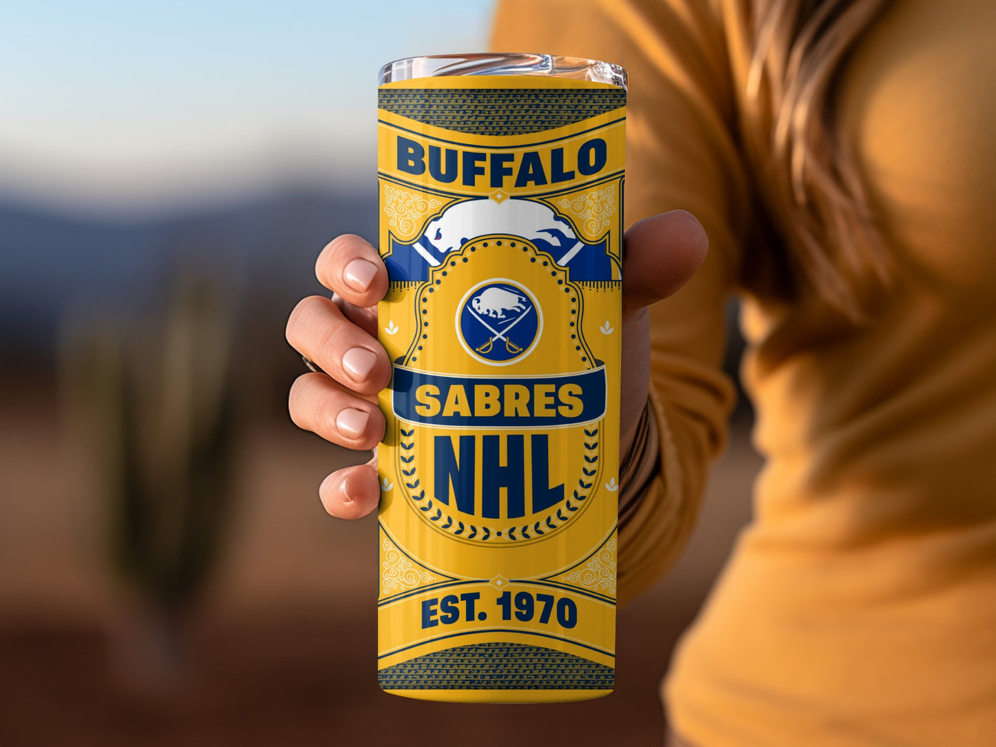 Buffalo Sabres NHL Established 1970 Premium Design Tumbler