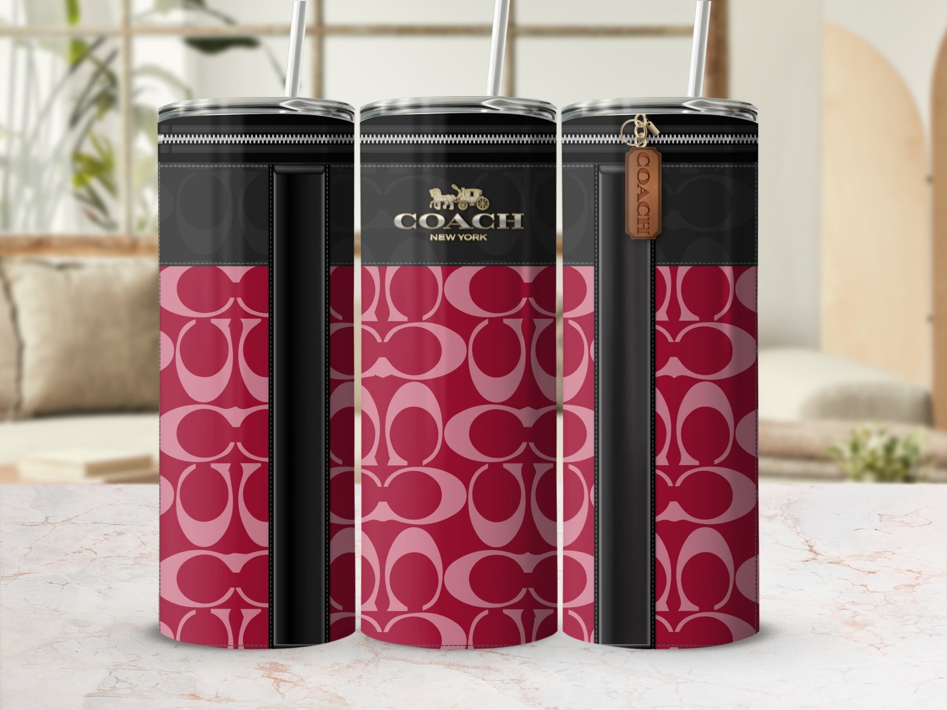 Stylish Coach New York Insulated Tumbler Cup