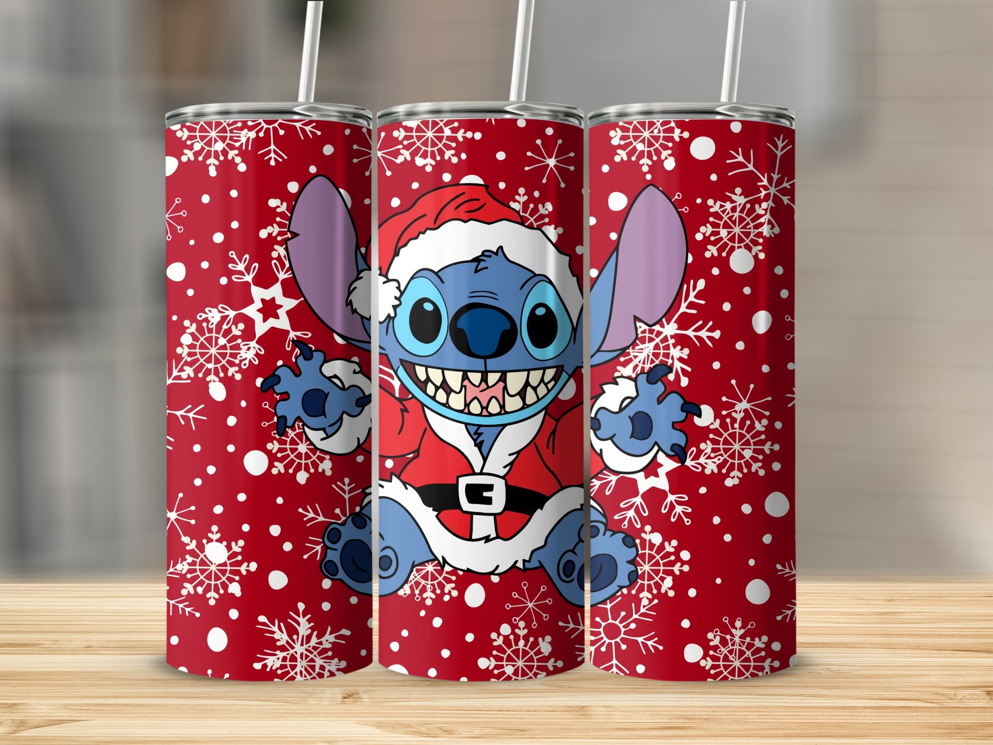 Festive Santa Character Design Insulated Tumbler  Product