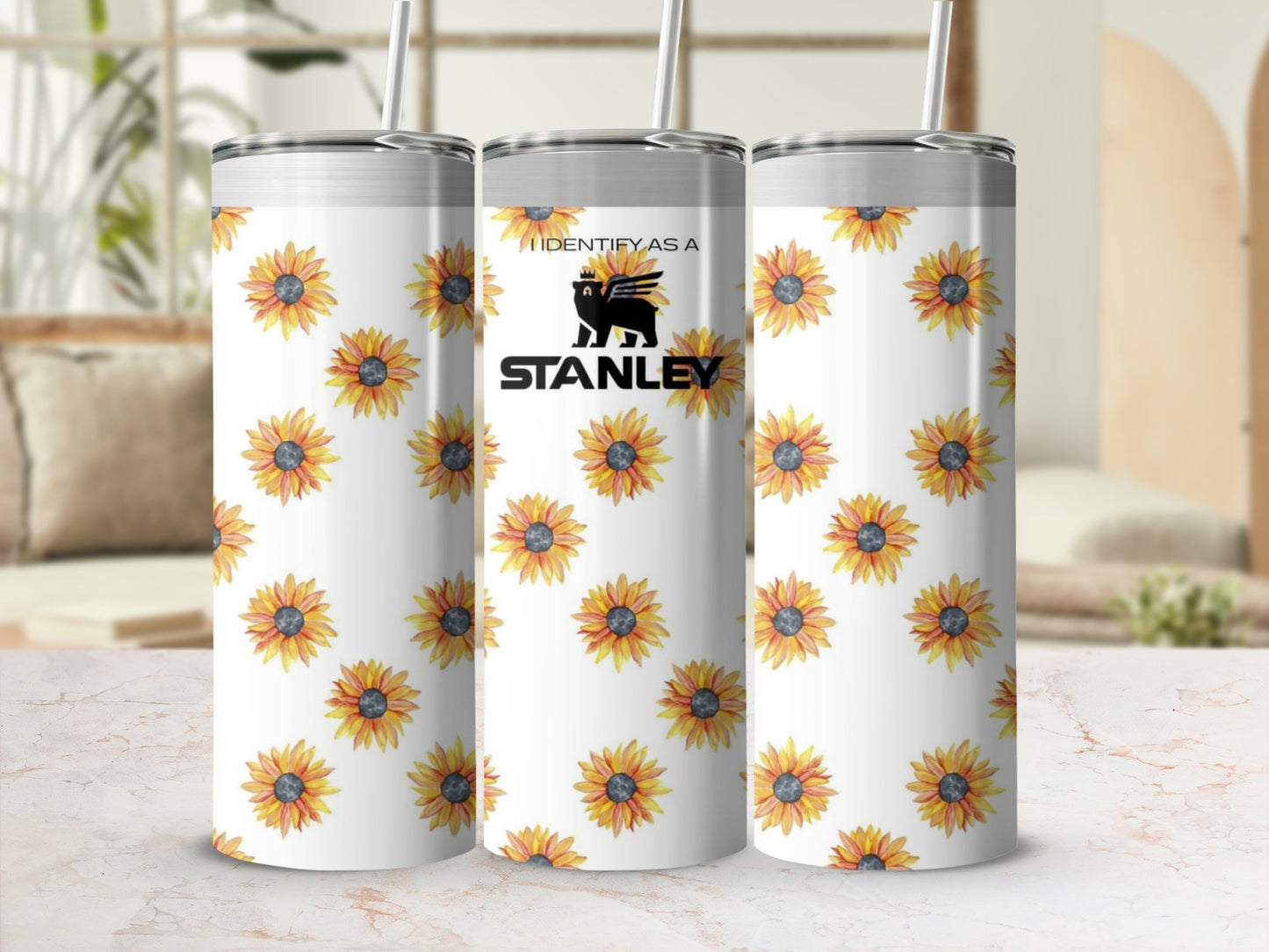 Sunflower Pattern Stanley Tumbler Product
