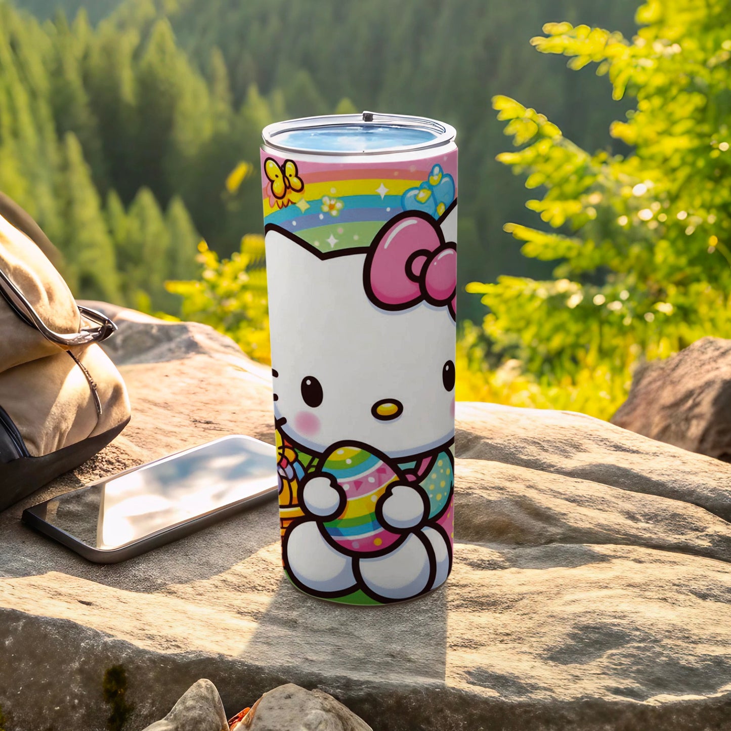 Hello Kitty Easter Egg Rainbow Butterfly Tumbler product type