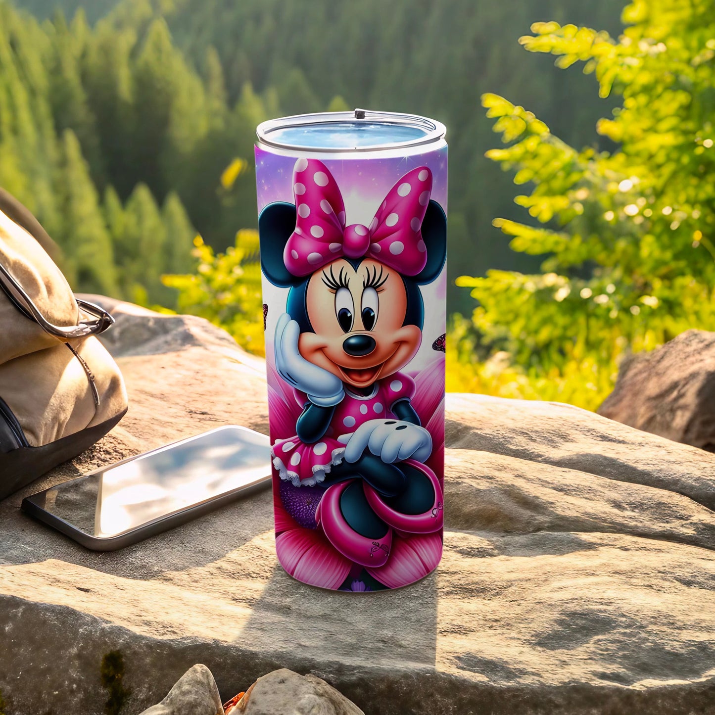 Minnie Mouse Travel Tumbler with Fun Design