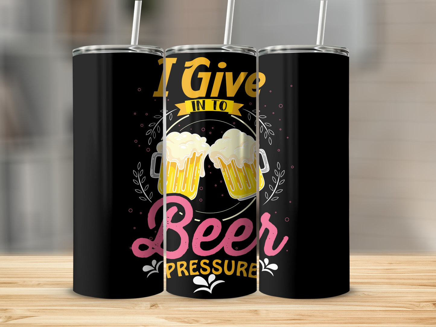 I Give In To Beer Pressure Tumbler Cup product