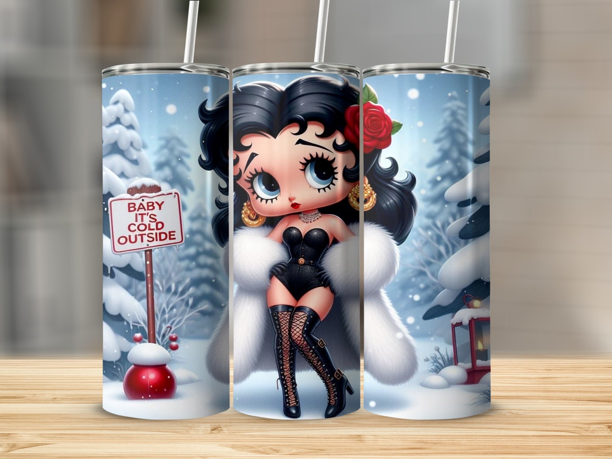 Baby It's Cold Outside Winter Design Tumbler