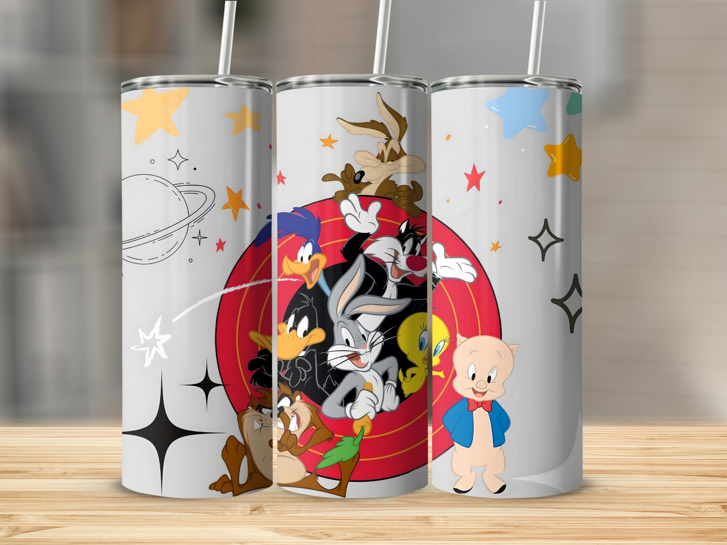 Colorful Cartoon Character Design Tumbler for Fun Drinks