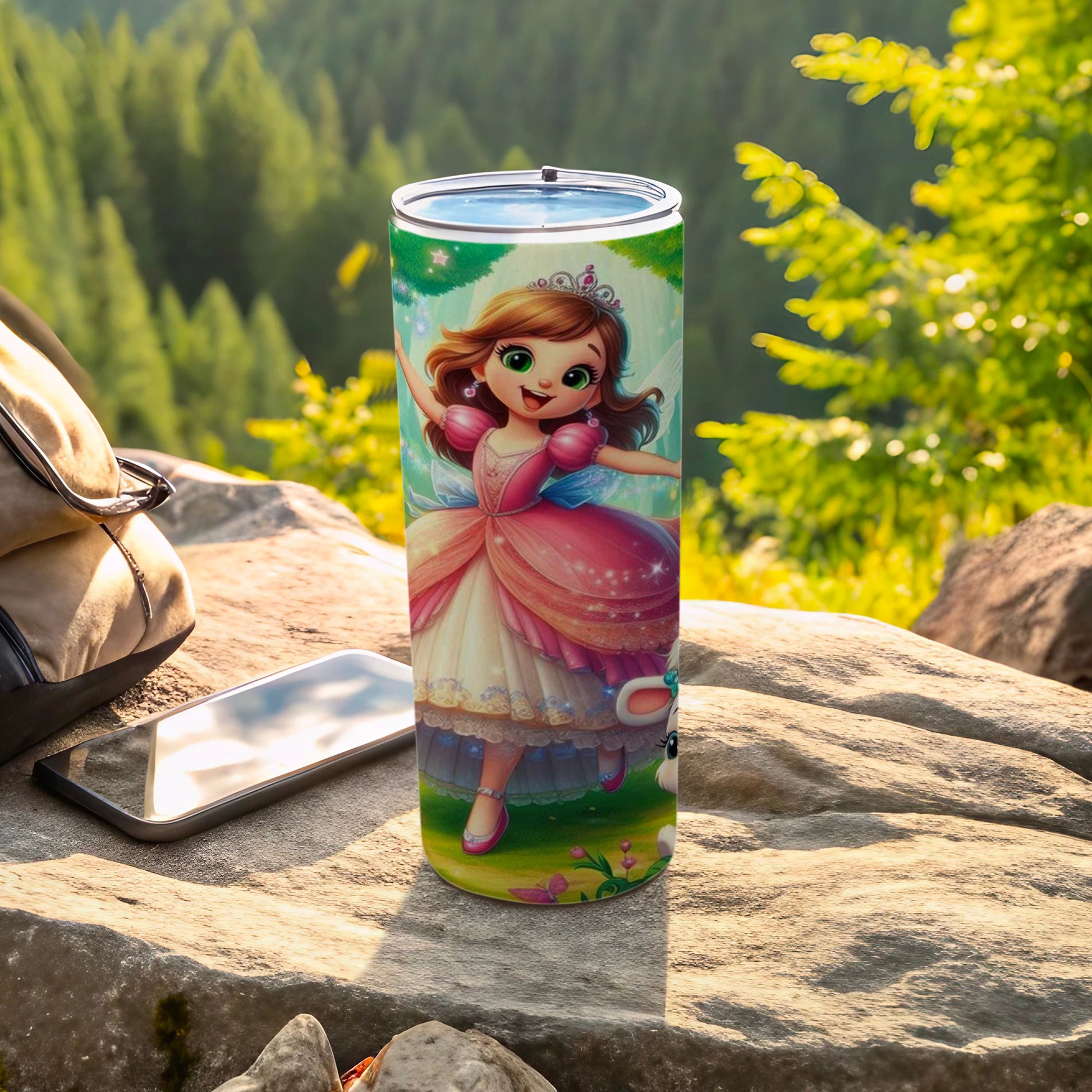 Magical Princess Adventure Themed Travel Tumbler