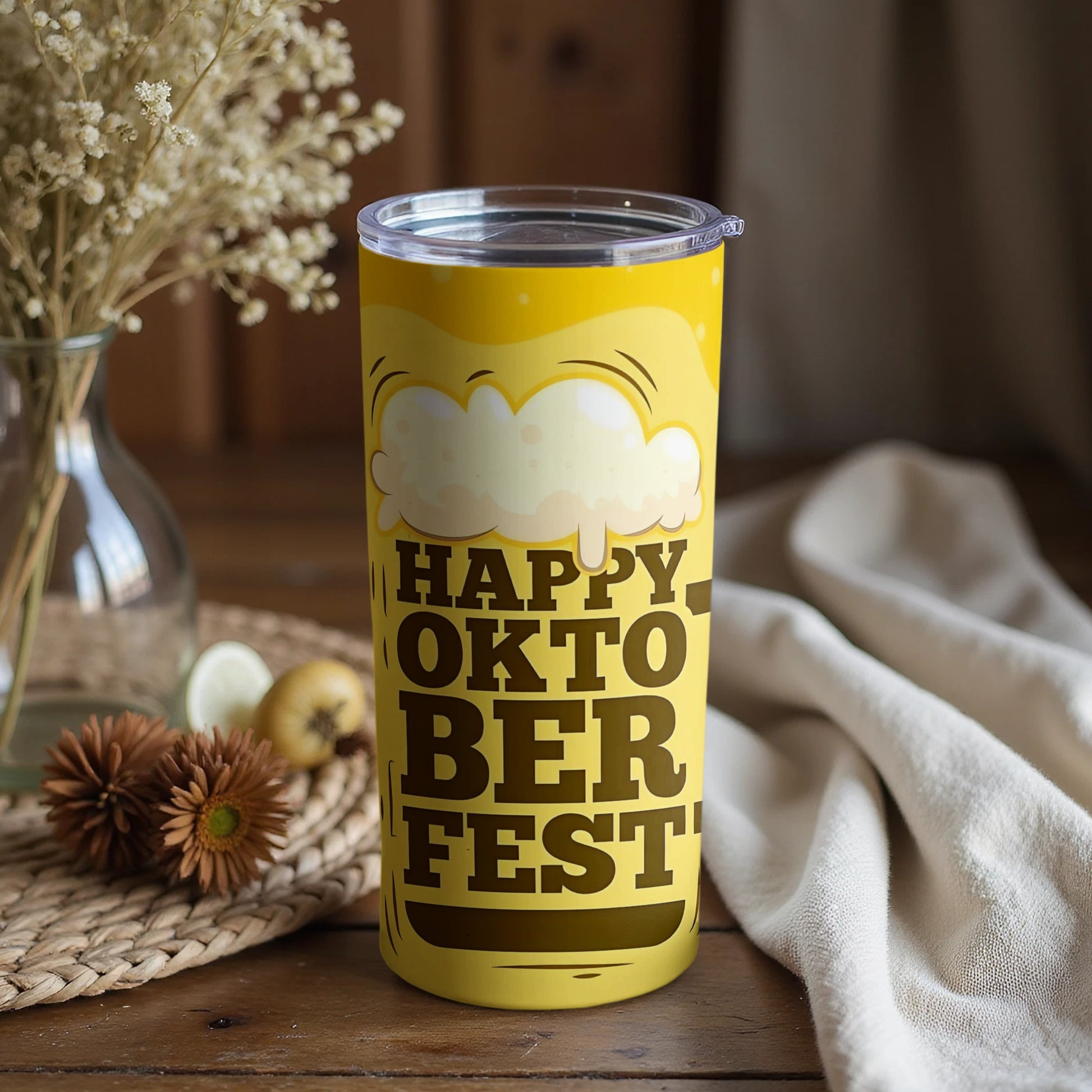 Happy Oktoberfest Beer Festival Themed Drinkware