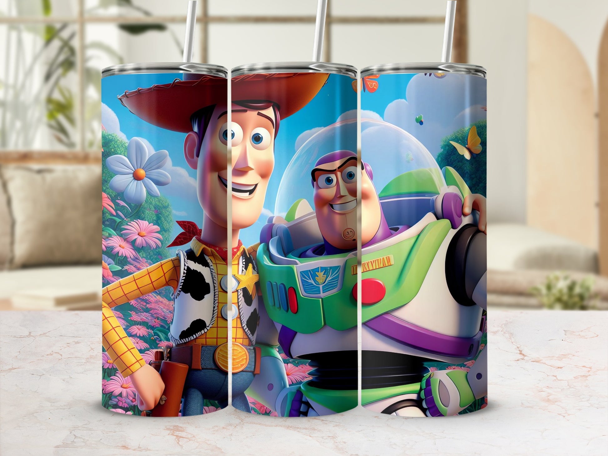 Woody and Buzz Lightyear Stainless Steel Tumbler Product