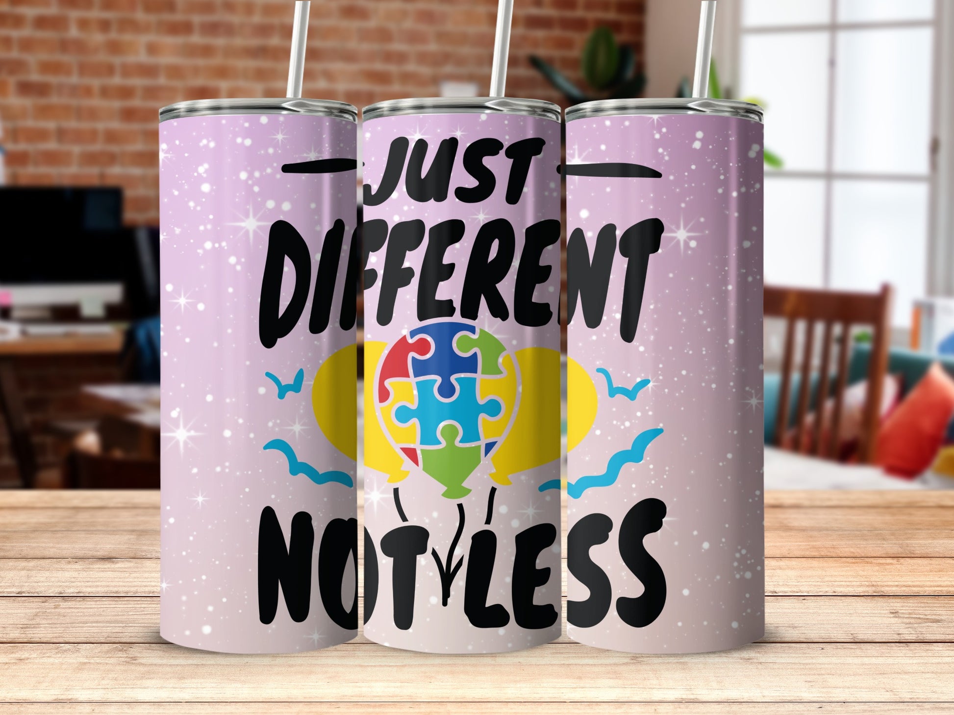 Just Different Not Less Tumbler Product