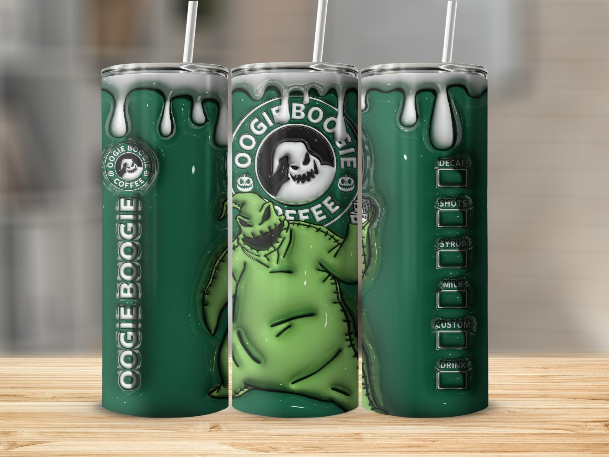 Oogie Boogie Coffee Themed Tumbler for All Occasions