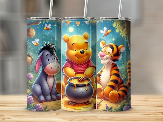 Winnie the Pooh plus Friends Having Honey Time Tumblers