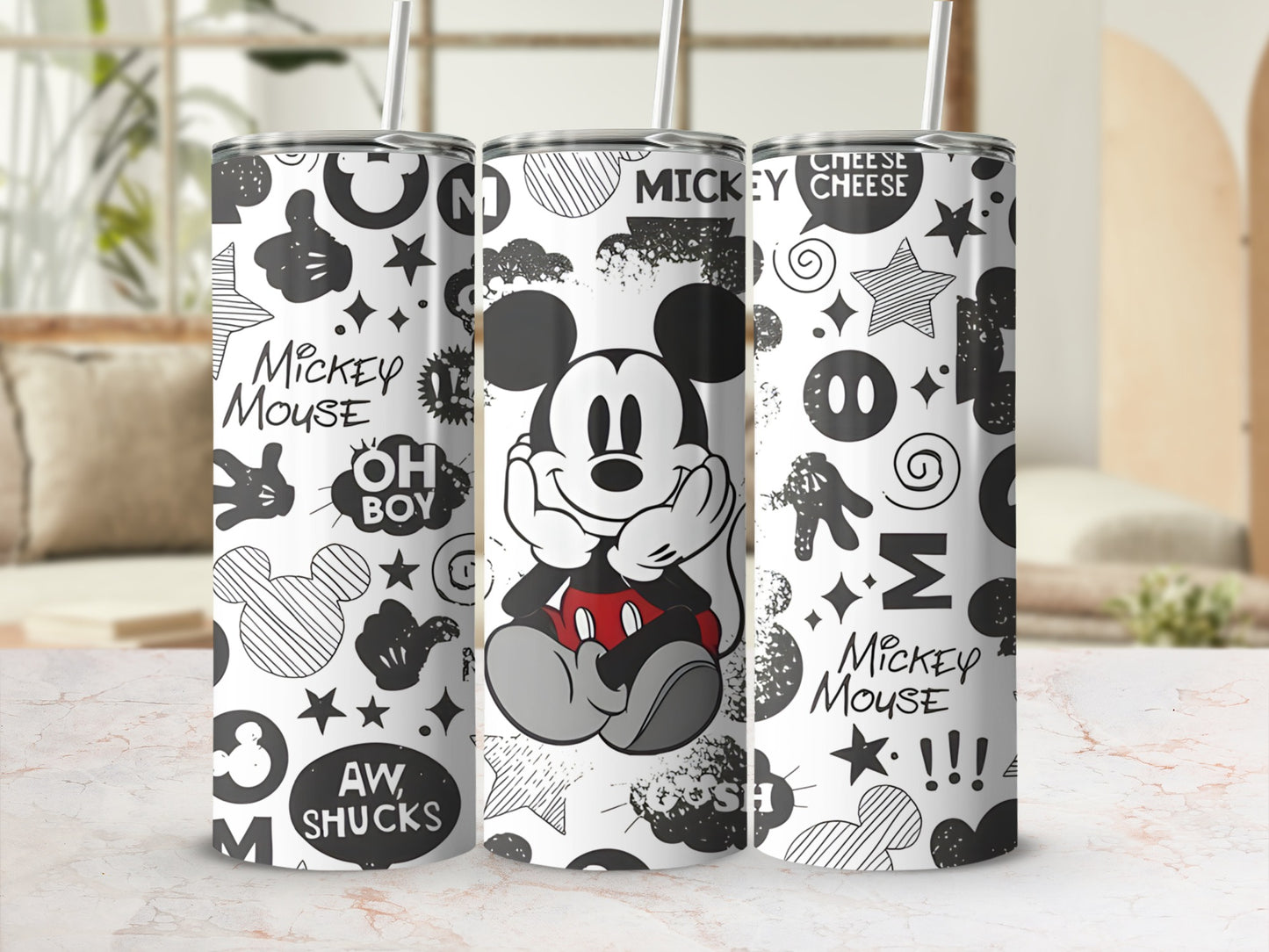 Mickey Mouse Tumblers with Fun Animated Designs