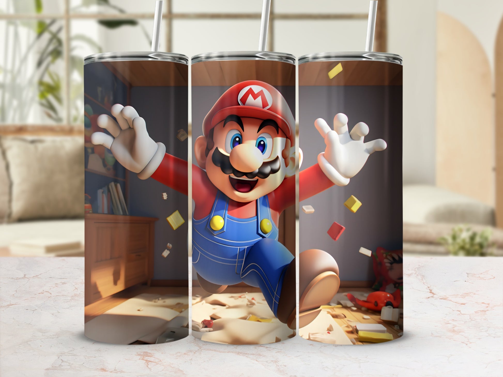 Animated Character Design Insulated Tumbler Cup