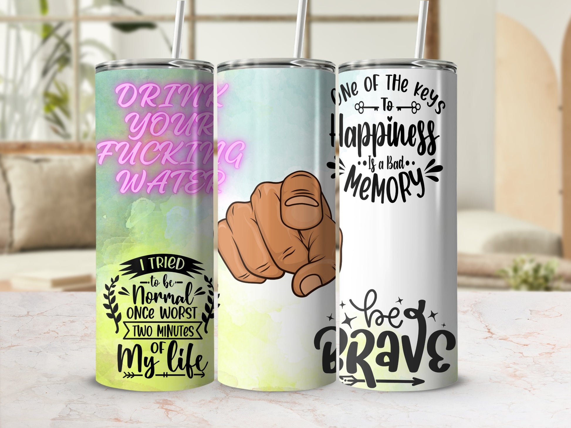 Motivational Quote Tumblers Collection for Daily Inspiration