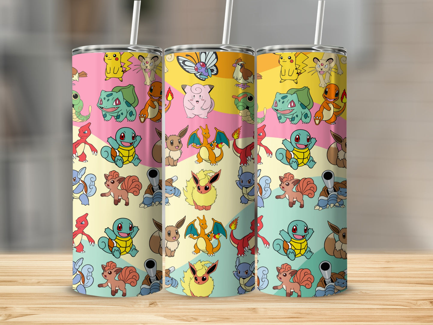 Colorful Cute Characters Tumbler Cup for Fans