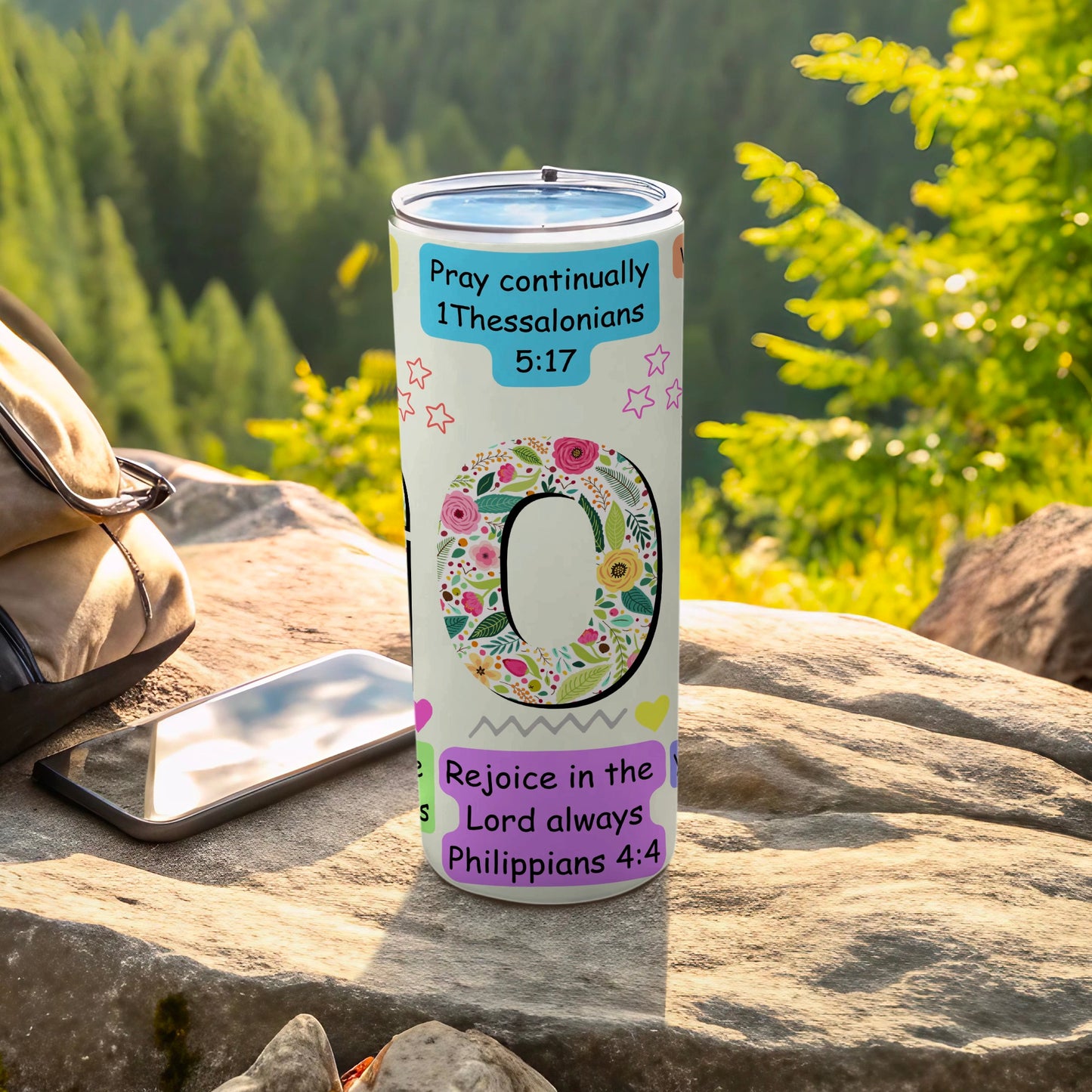 Pray Continually 1 Thessalonians 5:17 Tumbler Cup