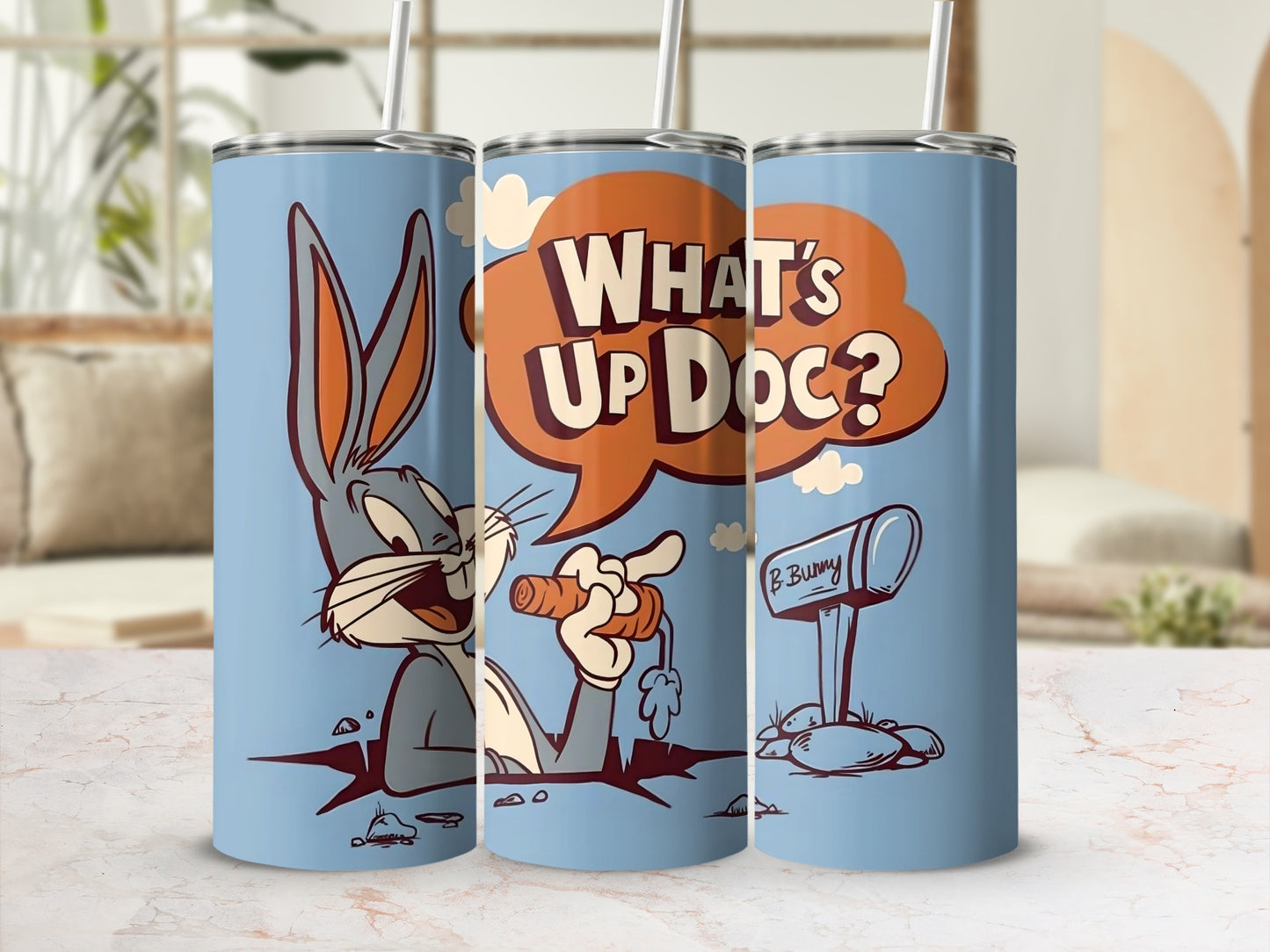 What's Up Doc Funny Cartoon Design Tumbler
