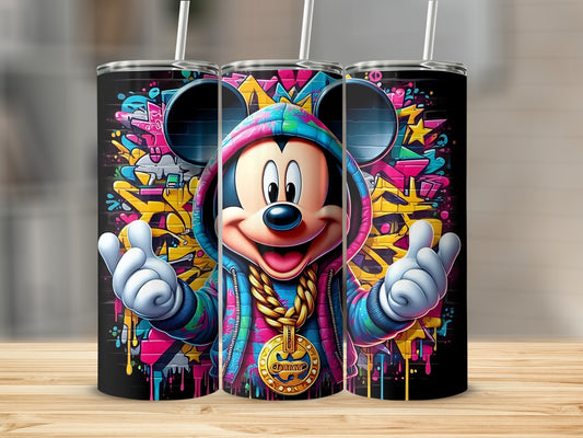 Hip Hop Urban Graffiti Mouse Tumbler Cup Drinkware