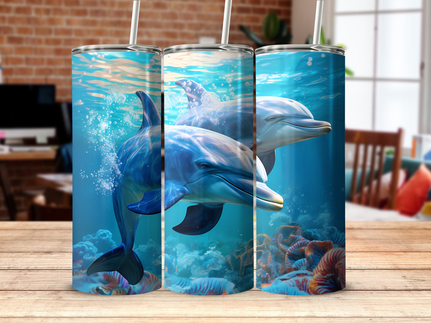 Underwater Dolphins Coral Reef Scene Design product type
Dolphin
Ocean
Underwater
Marine life
Sea creature
Coral reef
Aquatic
Blue ocean
Bubbles
Tropical design
Serene scene
Wildlife art
Animal print
Ocean theme
Ocean vibes
Dolphin art
Deep sea life
Tumbler design
Nature inspired
Ocean ecosystem