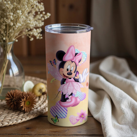 Minnie Mouse Tumbler with Cute Fairy Design