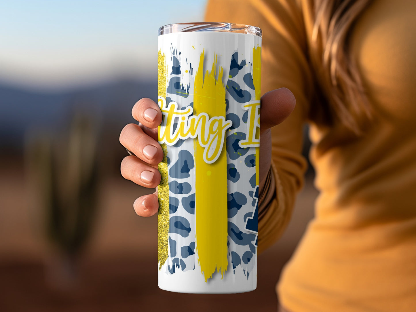 Fighting Irish Stripes Design Tumblers