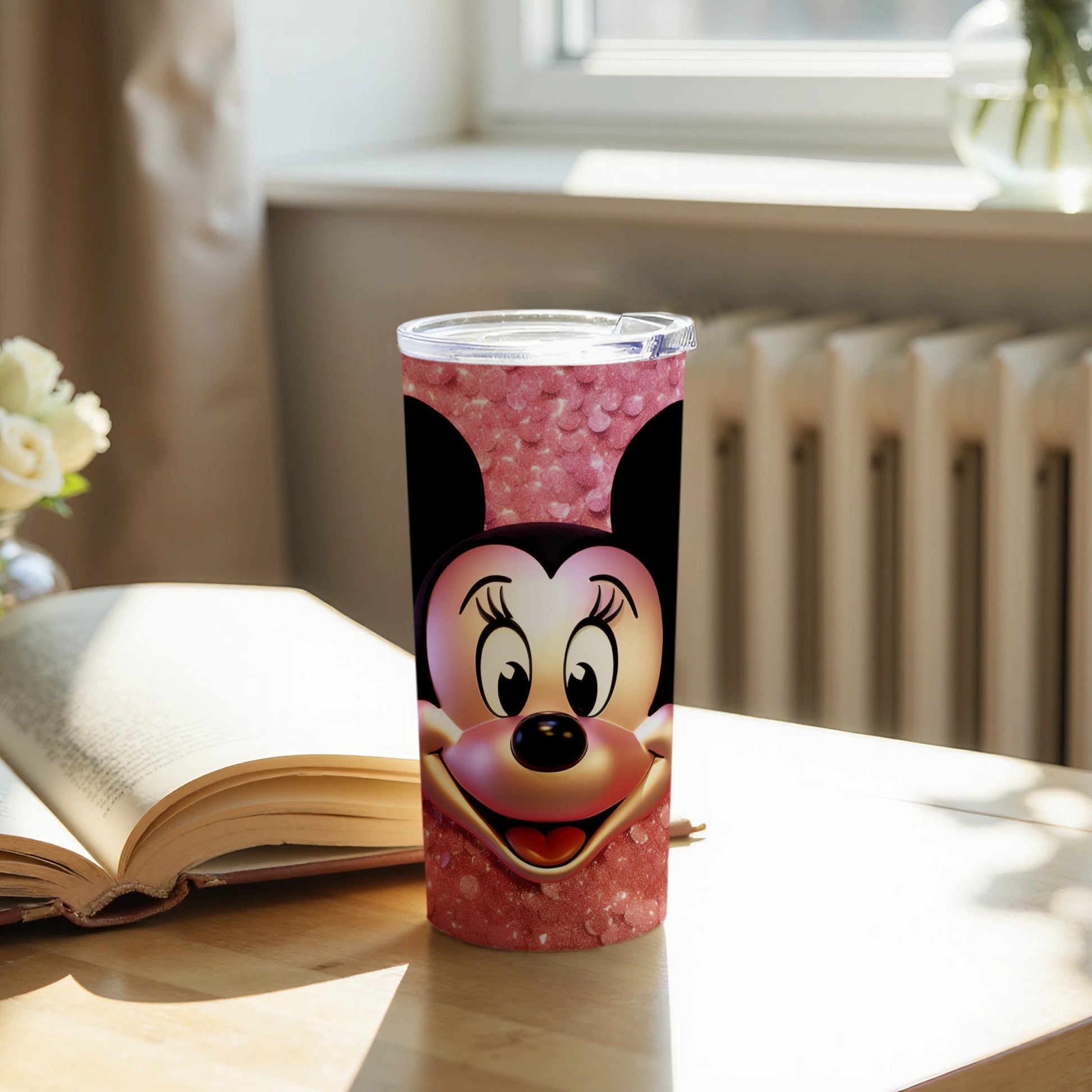 Adorable Mouse Face Design Insulated Tumbler