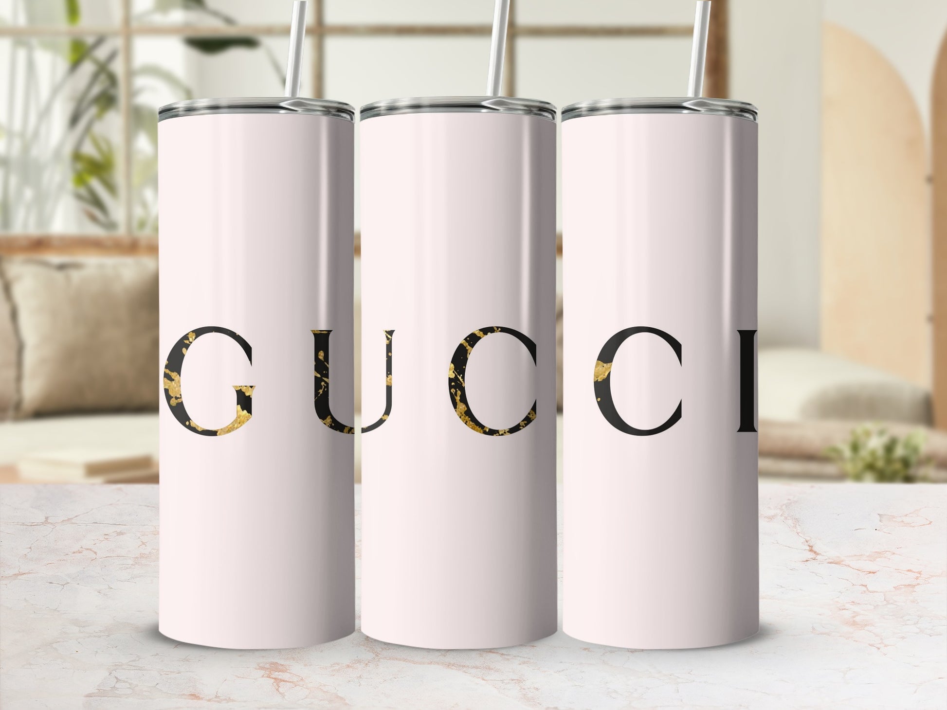 Stylish Gucci Inspired Tall Insulated Tumbler Product